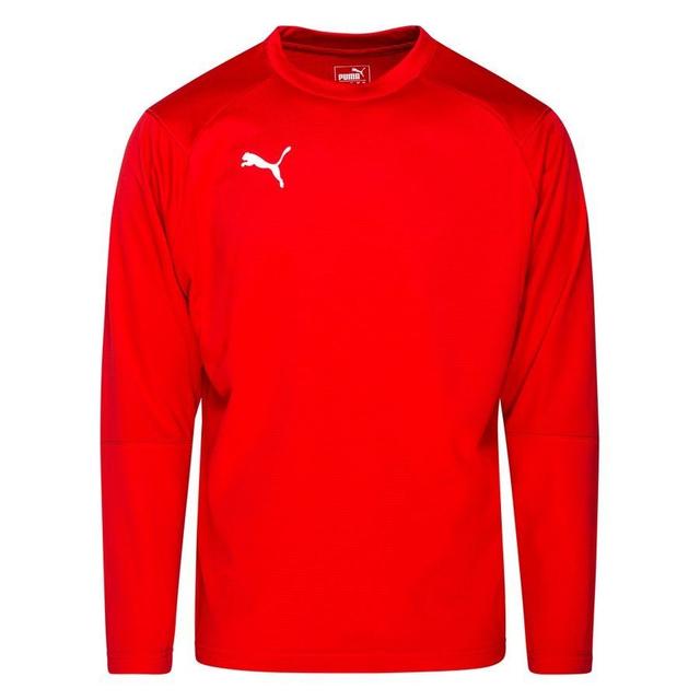 PUMA Training Shirt Liga Sweat - PUMA Red/white, size X-Small on Productcaster.