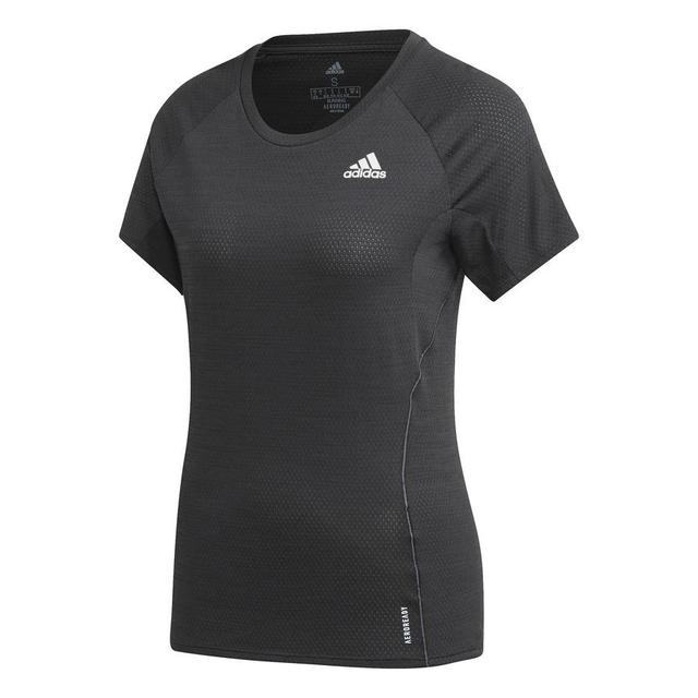 adidas Running T-shirt - Black Woman, size Small on Productcaster.