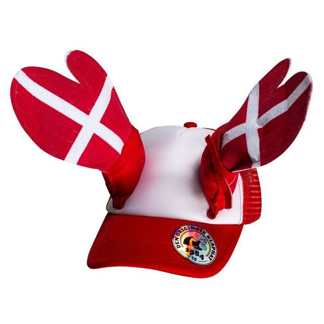 Denmark Clapping Hat - Red/white - , size One Size on Productcaster.