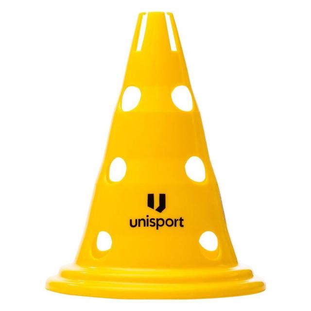 Unisport Training Cone 1 Pcs - Yellow, size One Size on Productcaster.