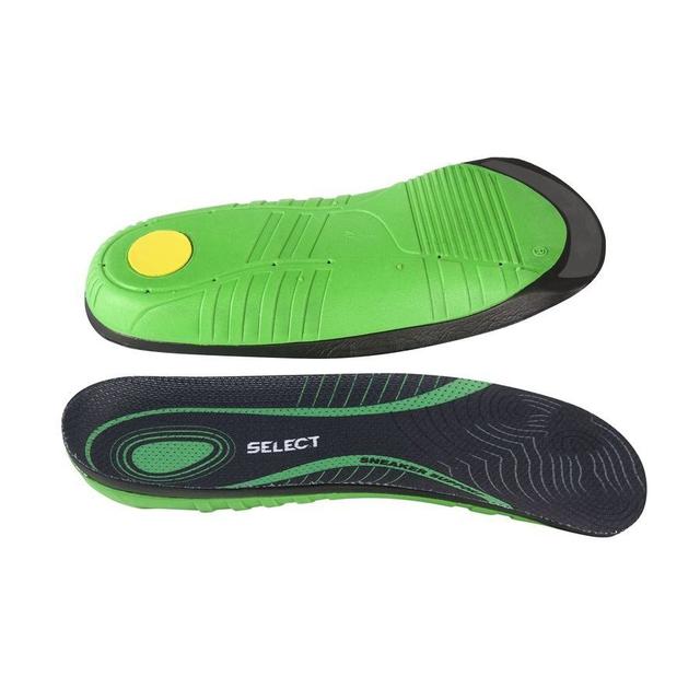 Select Sneaker Support Insole - Black/lime Green, size Large on Productcaster.