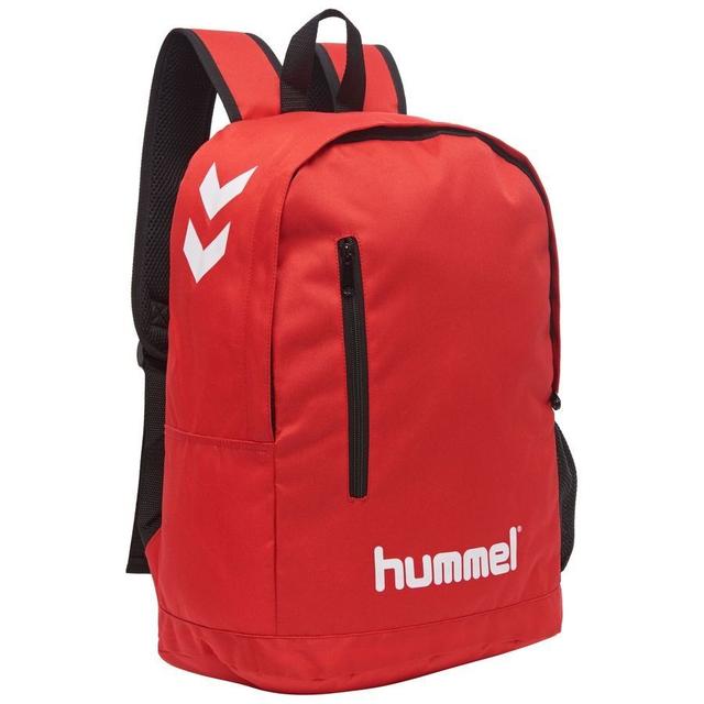 Hummel Core Backpack - Red/white, size One Size on Productcaster.