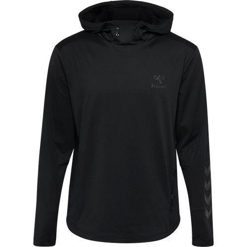 Hummel Aston Hoodie - Black, size XX-Large on Productcaster.