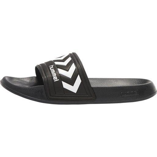 Hummel Slide Larsen - Black/white, size 37 on Productcaster.