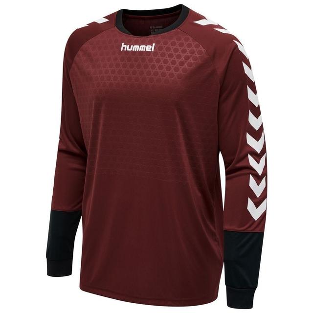 Hummel Goalkeeper Shirt Essential - Maroon/black/white Kids, size 140-152 cm on Productcaster.