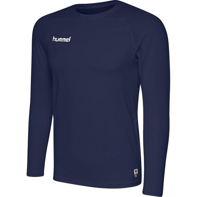 Hummel First Performance Baselayer Long Sleeves - Navy, size Medium on Productcaster.