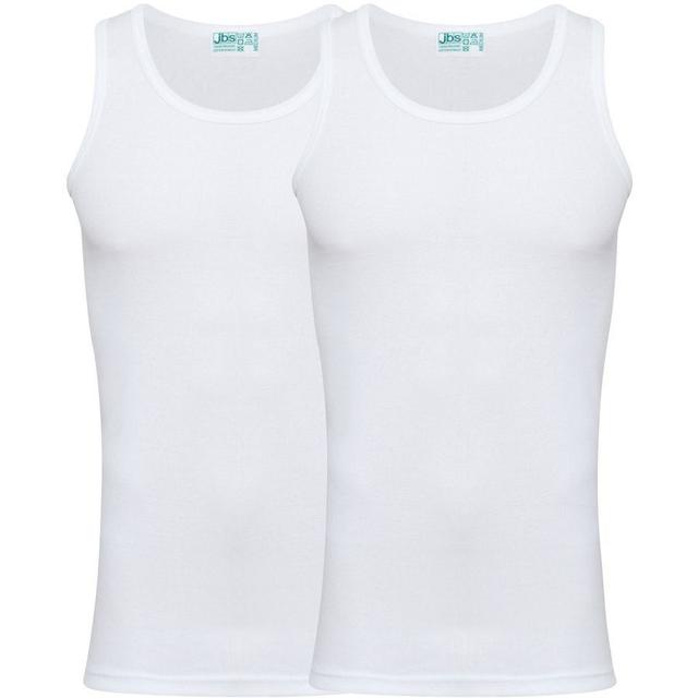 Jbs Organic Tank Top 2-pack - White, size Medium on Productcaster.