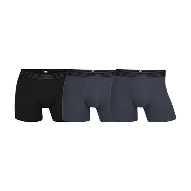 Dovre Viscose Trunks 3-pack - Black/grey, size X-Large on Productcaster.