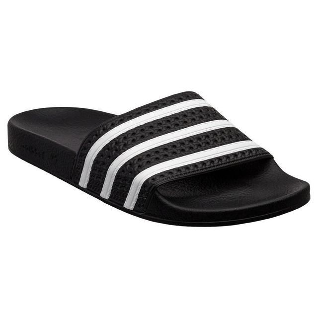 adidas Originals Slide Adilette - Core Black/white, size 42 on Productcaster.