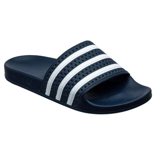 adidas Originals Slide Adilette - Blue/white, size 40½ on Productcaster.