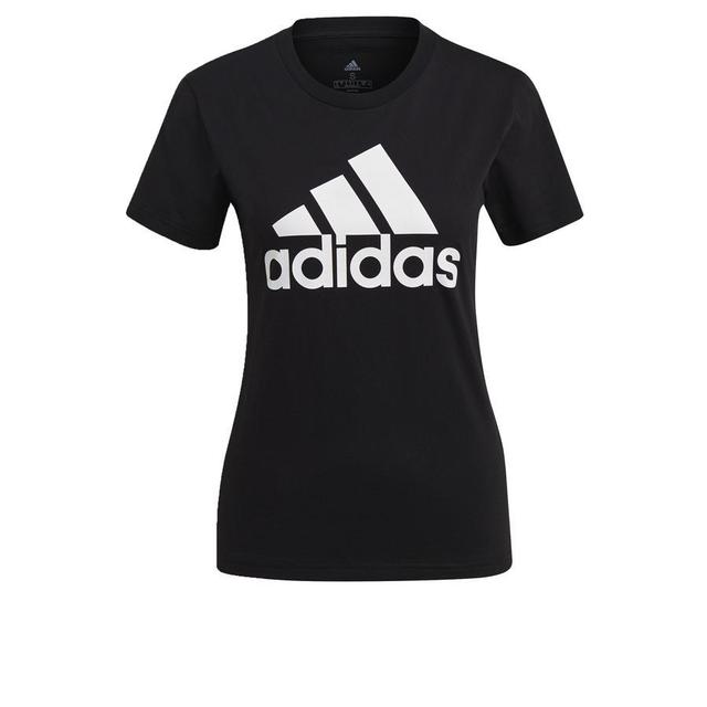 adidas T-shirt Essentials Big Logo - Black/white Women, size Medium on Productcaster.