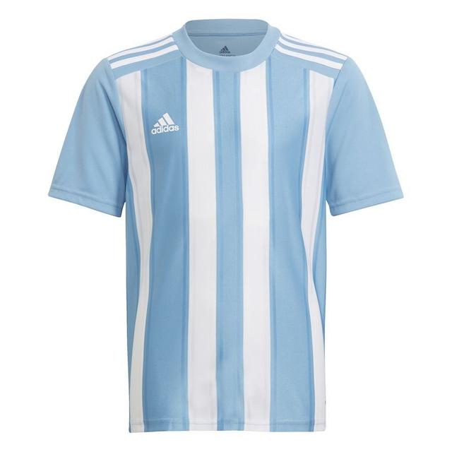 adidas Playershirt Striped 21 - Team Light Blue/white Kids, size 128 cm on Productcaster.