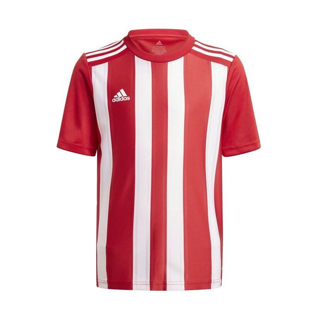 adidas Playershirt Striped 21 - Team Power Red/white Kids, size 176 cm on Productcaster.