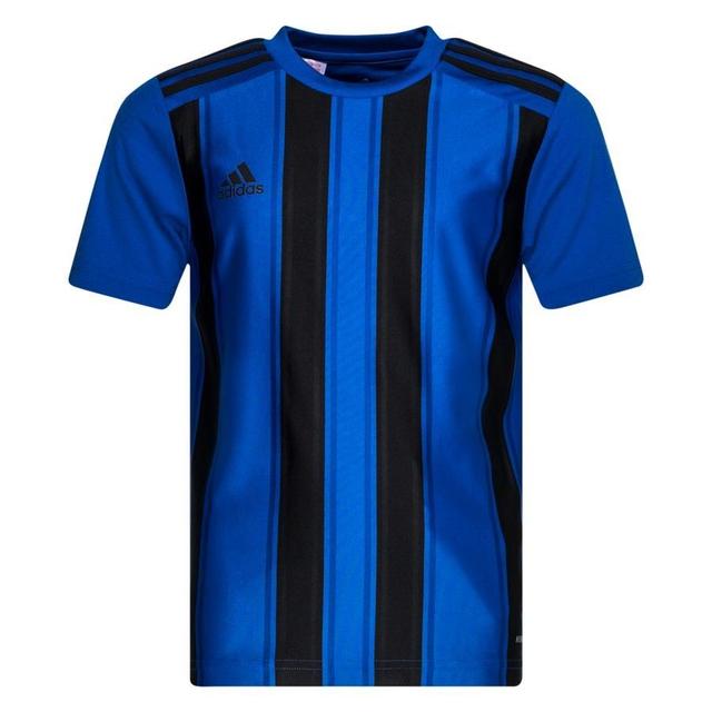 adidas Playershirt Striped 21 - Royal Blue/black Kids, size 164 cm on Productcaster.