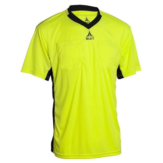 Select Referee's Shirt V21 - Yellow/Black, size Medium on Productcaster.