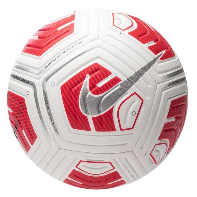 Nike Football Strike Team 290g - White/bright Crimson/silver, size Ball SZ. 5 on Productcaster.