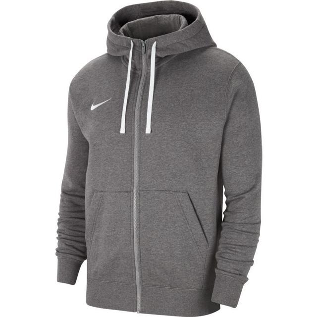 Nike Hoodie Fleece FZ Park 20 - Grau/Weiß, Größe Large on Productcaster.