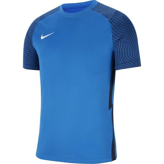 Nike Maillot DF Strike II - Bleu/Bleu Foncé/Blanc Enfant, pointure S: 128-137 cm on Productcaster.