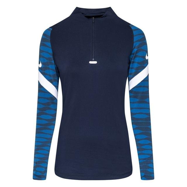 Nike Training Shirt Dri-fit Strike 21 Drill - Obsidian/royal Blue/white Woman, size Large on Productcaster.