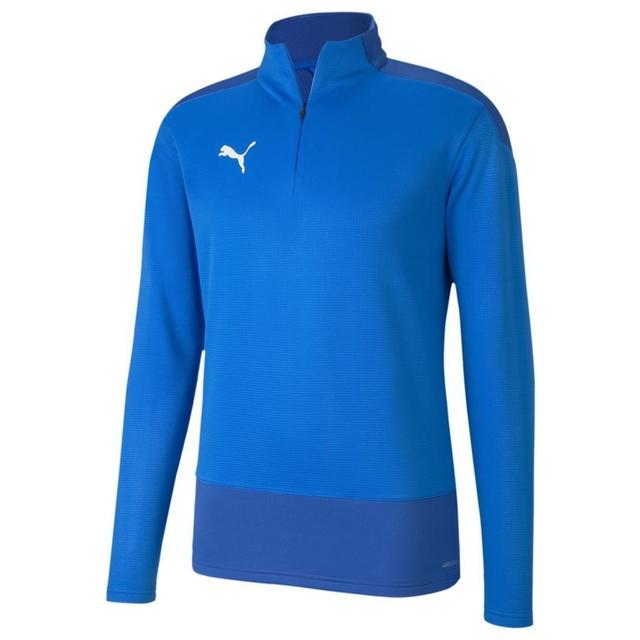 PUMA Training Shirt Teamgoal 23 1/4 Zip - Electric Blue, size Small on Productcaster.