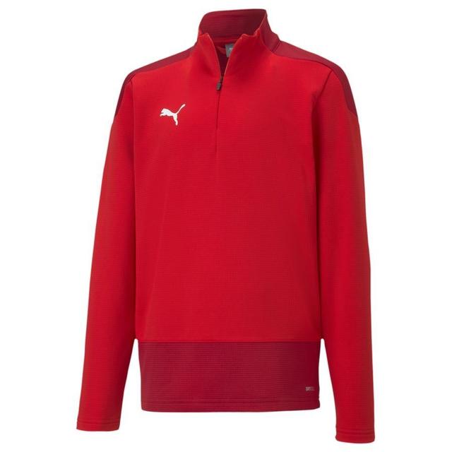 PUMA Training Shirt Teamgoal 23 1/4 Zip - PUMA Red/chili Pepper Kids, size YXL/164 cm on Productcaster.