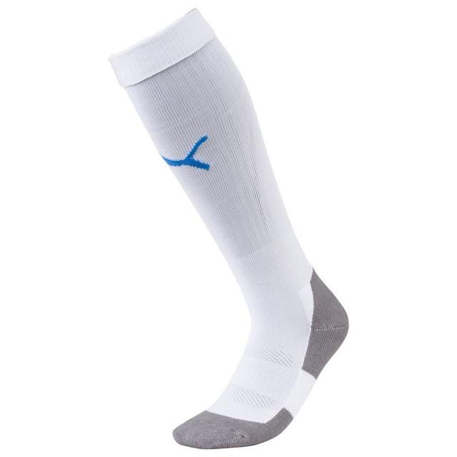 PUMA Football Socks Teamliga Core - White/electric Blue, size 47-49 on Productcaster.