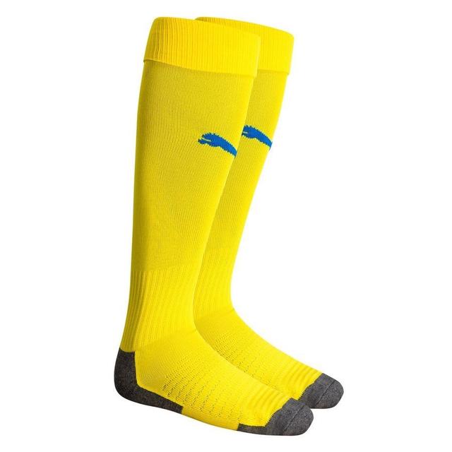 PUMA Football Socks Liga Core - Cyber Yellow/electric Blue, size 43-46 on Productcaster.