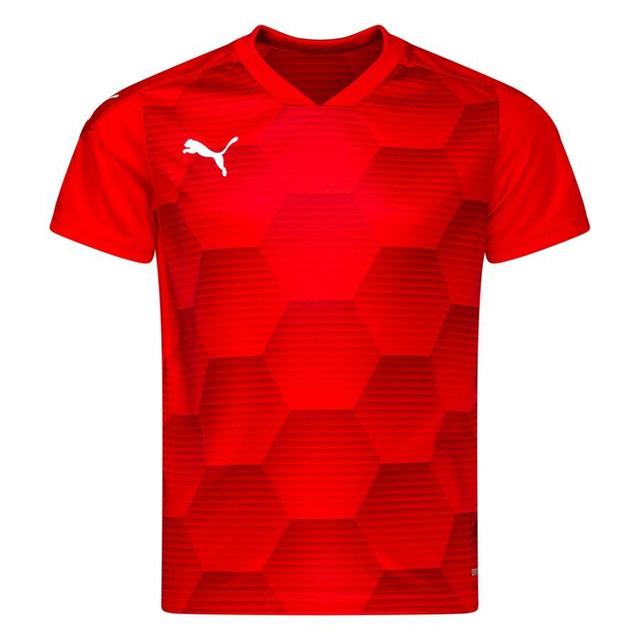 PUMA Playershirt Teamfinal 21 Graphic - PUMA Red/chili Pepper Kids, size YM/140 cm on Productcaster.