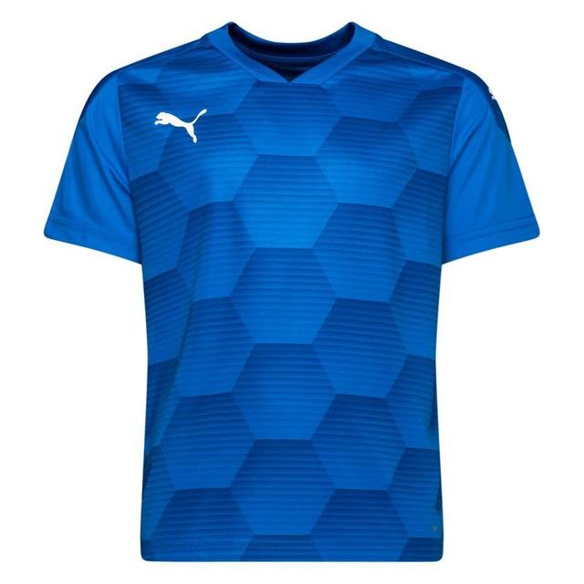 PUMA Playershirt Teamfinal 21 Graphic - Electric Blue/team Power Blue Kids, size YL/152 cm on Productcaster.