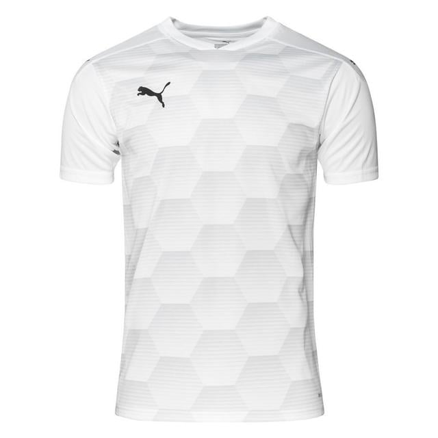 PUMA Playershirt Teamfinal 21 Graphic - White/gray Violet Kids, size YM/140 cm on Productcaster.