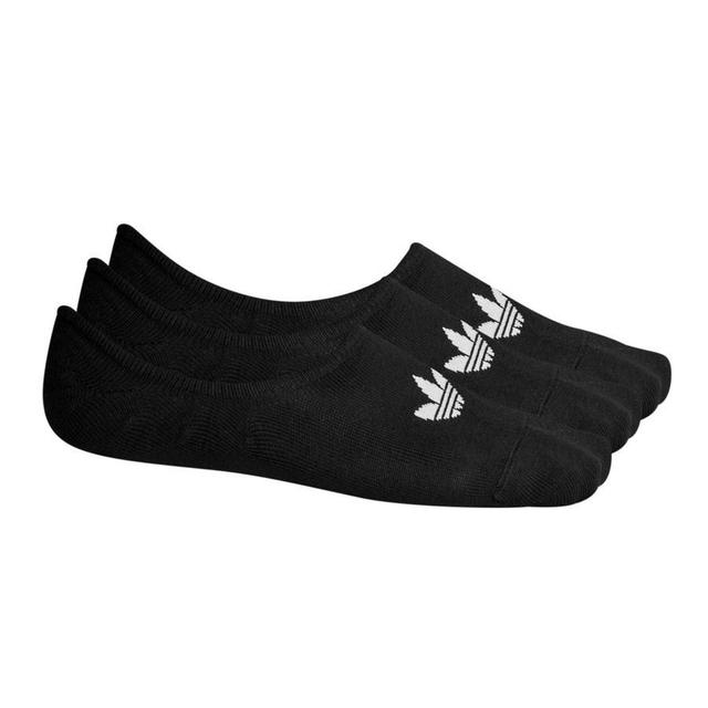 adidas Originals Socks No-show 3-pack - Black, size Large on Productcaster.