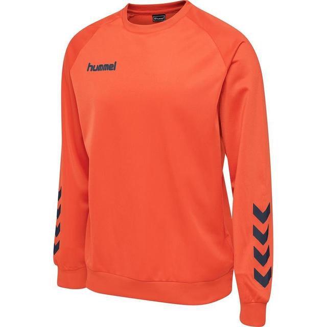 Hummel Promo Poly Sweatshirt - Orange Kids, size 176 cm on Productcaster.