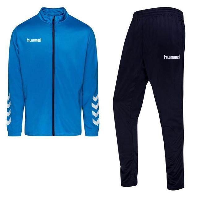 Hummel Promo Tracksuit - Blue/navy, size Medium on Productcaster.