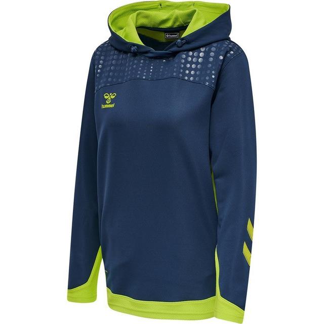 Hummel Lead Hoodie - Navy/green Woman, size Medium on Productcaster.