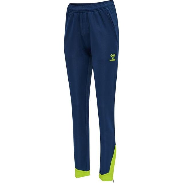 Hummel Lead Training Trousers - Navy/green Woman, size Small on Productcaster.