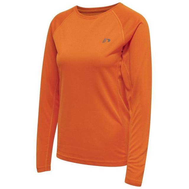 WOMEN'S CORE RUNNING T-SHIRT L/S ORANGE TIGER - , size X-Large on Productcaster.