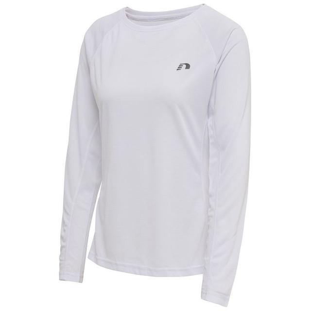 WOMEN'S CORE RUNNING T-SHIRT L/S WHITE - , size Large on Productcaster.