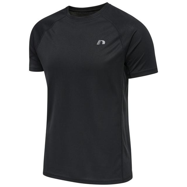 MEN'S CORE RUNNING T-SHIRT S/S BLACK - , size Large on Productcaster.