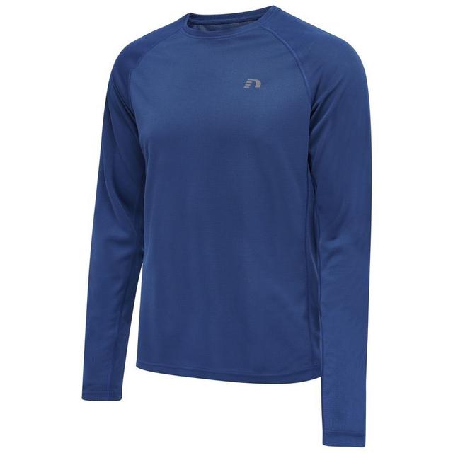 Hummel Running Shirt Core - Blue Long Sleeves, size Large on Productcaster.