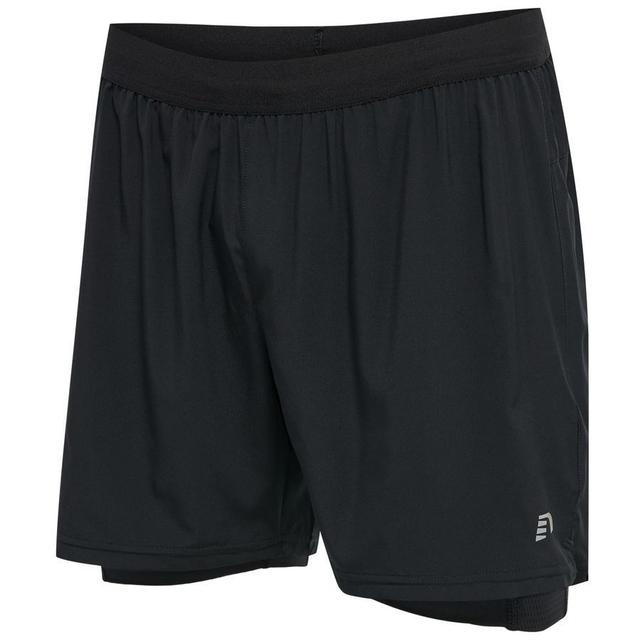 Hummel Running Shorts Core 2in1 - Black, size XX-Large on Productcaster.