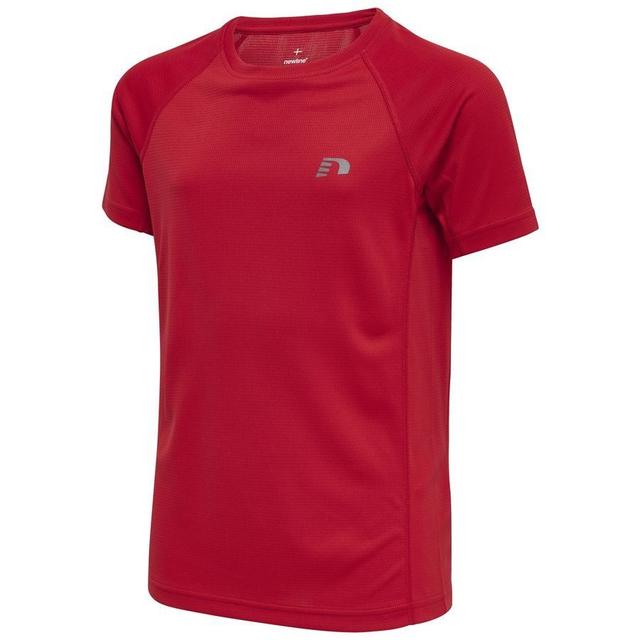 Kids Core Running T-shirt S/s Tango Red - , size 152 cm on Productcaster.