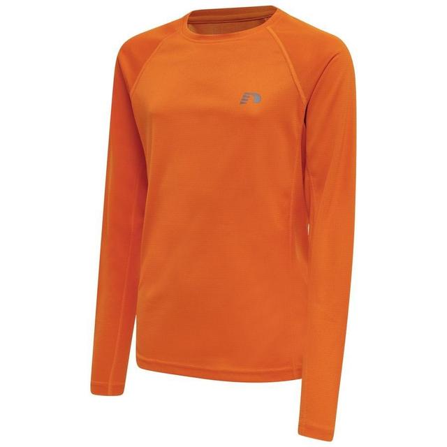 Kids Core Running L/s Tee Orange Tiger - Hummel, pointure 128 cm on Productcaster.