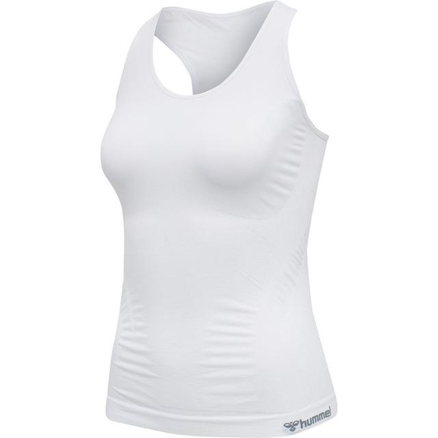 Hummel Tif Seamless Top - White Women, size Large on Productcaster.