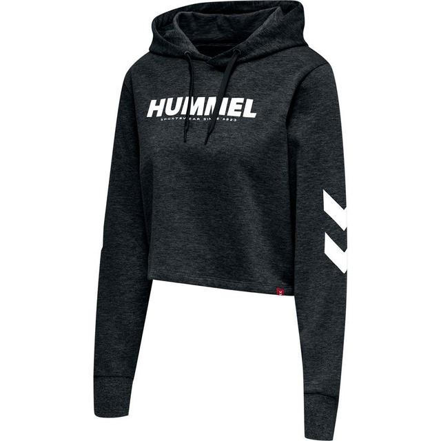 Hummel Legacy Short Hoodie - Black Woman, size Large on Productcaster.