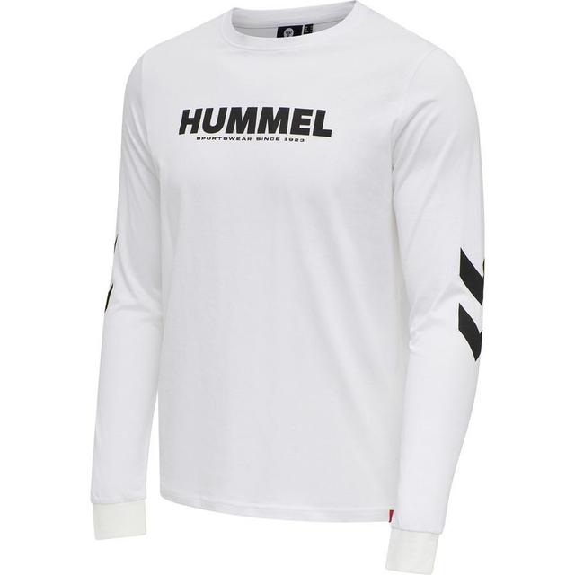 Hummel Legacy T-shirt L/s - White, size X-Small on Productcaster.