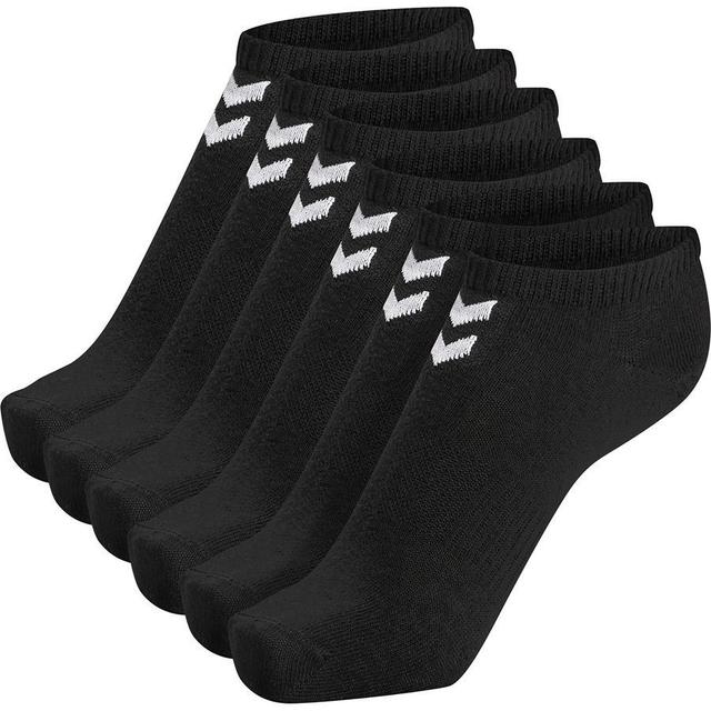 Hummel Chevron 6-pack Ankle Socks - Black, size 36-40 on Productcaster.