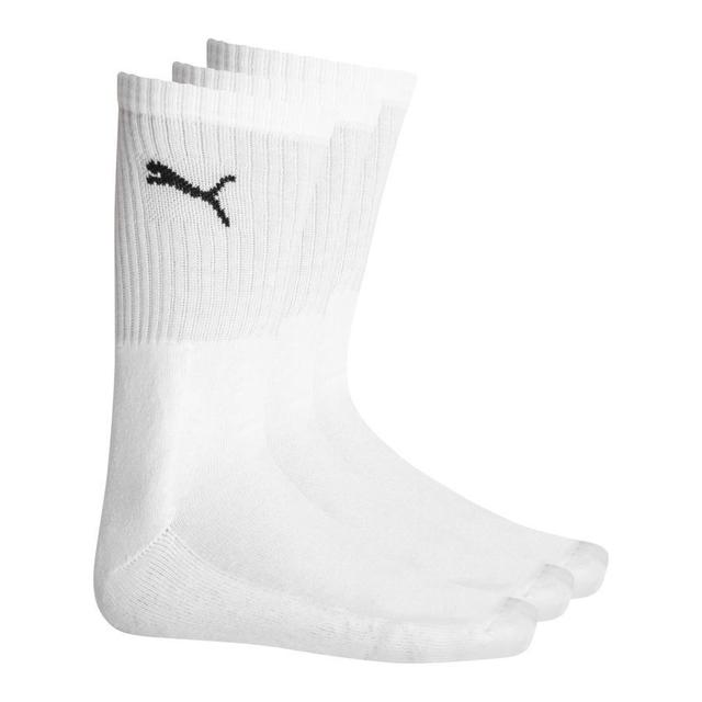 PUMA Socks Crew Sport 3-pack - White/black, size 35-38 on Productcaster.