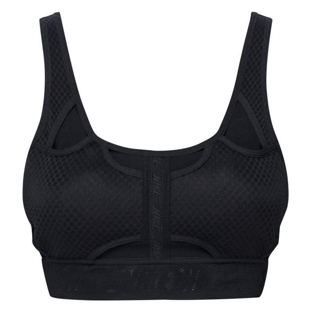 Nike Sports Bra Swoosh Dfadv - Black/dark Smoke Grey Woman, size X-Small on Productcaster.