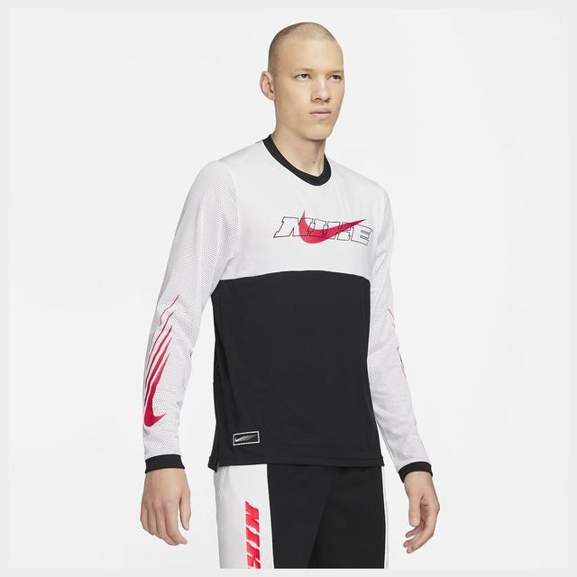 Nike Training Shirt Sport Clash - White/black, size 3XL on Productcaster.