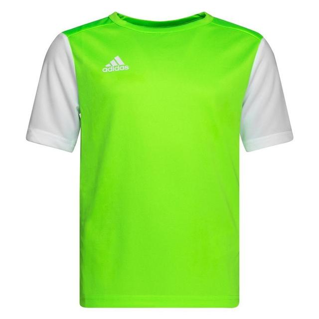 adidas Playershirt Estro 19 - Solar Green/white Kids, size 176 cm on Productcaster.